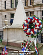 Alexander Hamilton's Tomb at Trinity Church