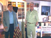 Gene Pisasale Book Signing at Baldwin's Book Barn with Tom Baldwin