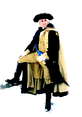 George Washington portrayed by Carl Closs